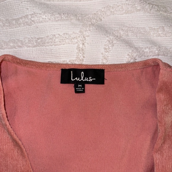 Lulu’s pink button corduroy dress - Picture 3 of 3